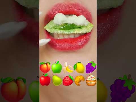 @AngelEATING777 asmr MARSHMALLOW EMOJI FOOD 마시멜로우 먹방 eating sounds