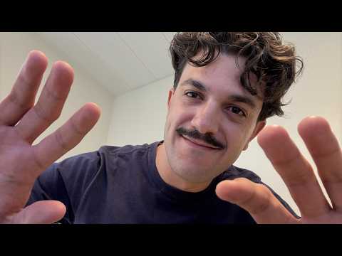 Lofi Fast & Aggressive ASMR (book tapping and hand movements)