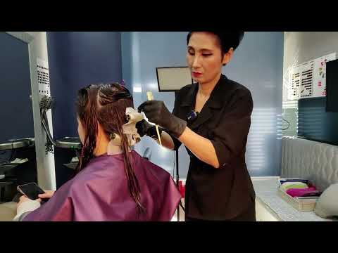 Korean Hair salon ASMR (visual and auditory activation) I hope you enjoy the long video!!