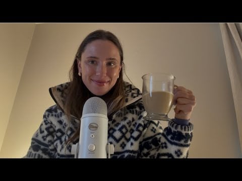 ASMR coffee whisper ramble ☕️ (cupped whispers + tingly tongue clicking) 