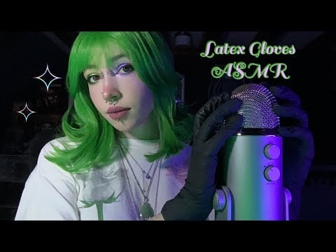 Latex Glove Triggers & Mouth Sounds ASMR | Mic Triggers, Hand Movements, Whispering