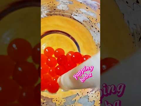 ASMR Sucking Popping Boba