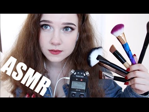 ASMR || Brushing || Camera and Microphone || Tapping | Whisper Ear to Ear