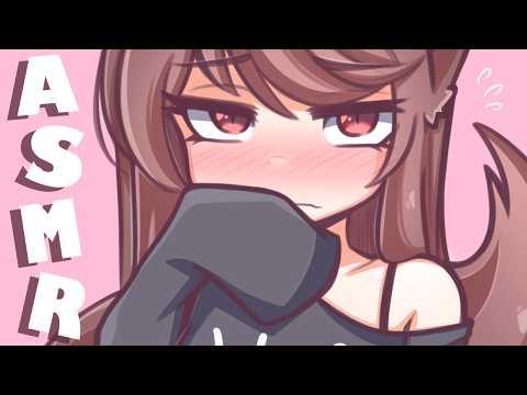 Werewolf Girl Wants Your Attention! ♥ ASMR Roleplay [Reverse Comfort] [Sniffing & Headpat Sounds]