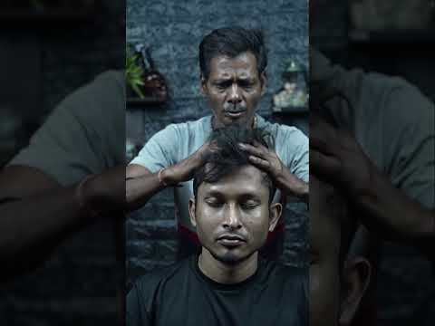 Neck Cracking Massage | Ear Massage ASMR Satisfying #shorts