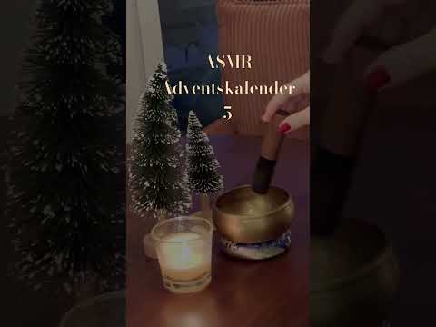 ASMR Adventskalender 5 🎄💕 #chakrabowl #klangschale #germanASMR #christmas