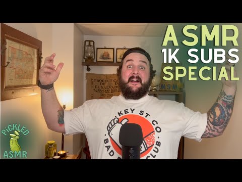 ASMR // 1K Special // Whisper Ramble & Assorted Triggers