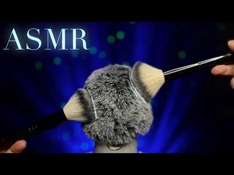 ASMR When You Are Feeling Stressed & Overwhelmed 💙 Fluffy Mic, Guided Breathing, Fabric, Brushing