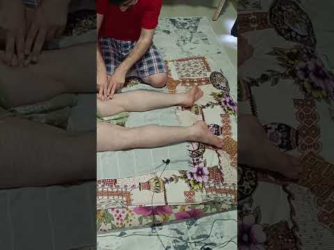 ASMR You are going to love this leg massage  #massage #easyturkish #relax #shortvideo #chiropractor