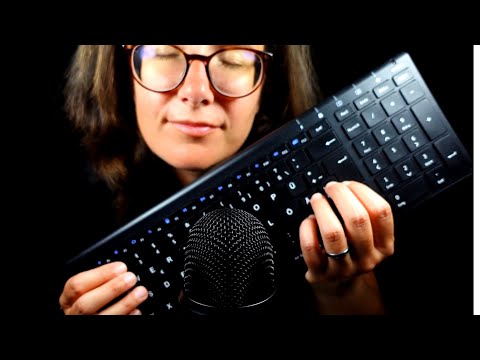 ASMR keyboard typing and controller tapping triggers for your SLEEP