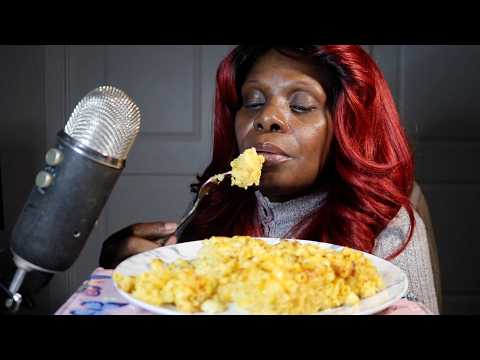 Mac And Cheese Dinner EWM ASMR Eating Sounds