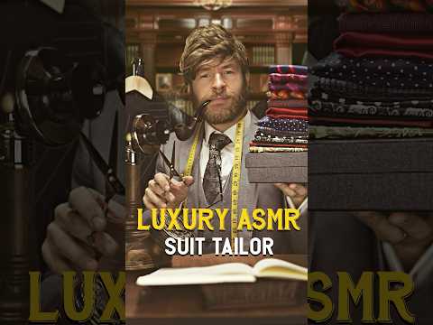 LUXURY $10,000 Suit Tailor Measures YOU #ASMR
