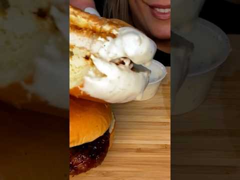 WingStop Chicken Sandwich #shorts #asmr #asmrsounds #wingstop