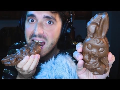 ASMR CRUNCHY BUTTERFINGER BUNNY ( Real Sounds ) 자막 字幕  ਉਪਸਿਰਲੇਖ | Nomnomsammieboy