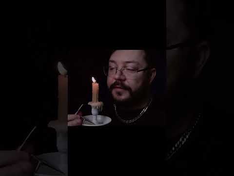 ASMR Сandle - Light Dealer - Dark room extreme tingles!