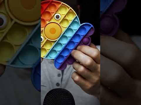 ASMR Rainbow bubble popper #short