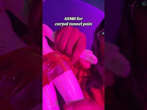 ASMR acupuncture doll massage for carpal tunnel pain #asmr