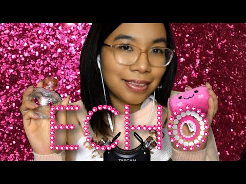 ASMR: PINK TRIGGERS FOR TINGLES (Echo Version) 💖🍥 [No Talking]