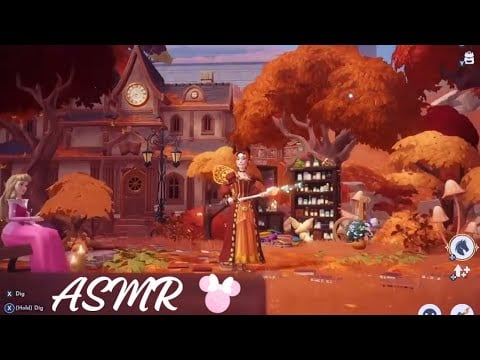 ASMR || DISNEY DREAMLIGHT VALLEY: STORYBOOK VALE - THE BIND TOUR (Cozy Autumnal Village Showcase)