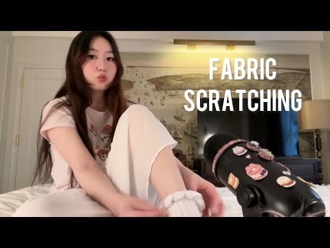 ONLY FABRIC SCRATCHING COMPILATION 😉✨ sock scratching, fabric sounds (highly requested)