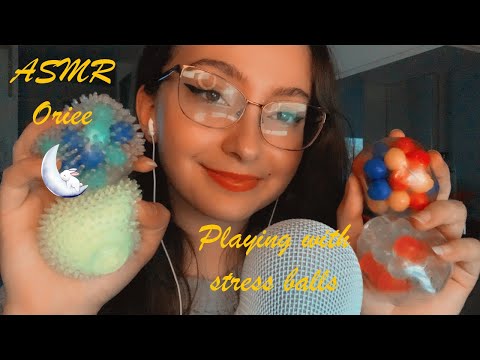 ASMR | Playing with stress balls 🥰