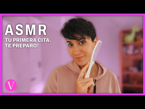 ASMR ESPAÑOL | ROLEPLAY Te preparo en tu PRIMERA CITA [MOUTH SOUNDS]