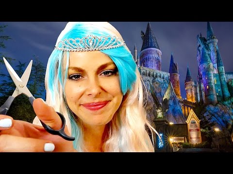 ASMR Hair Cut Roleplay! Kidnapped by Fantasy Princess Binaural Hair Brushing Scissor Sounds