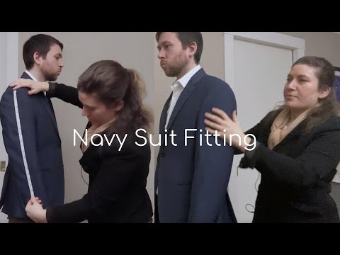 Fitting a Navy Suit for War - Real Person ASMR