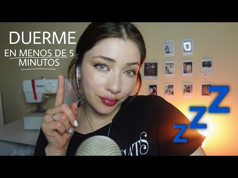 ASMR DUERME en menos de 5 MINUTOS 💤 | ASMR en español *