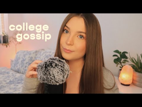 ASMR College Gossip Ramble 🍸 (Close Whisper)