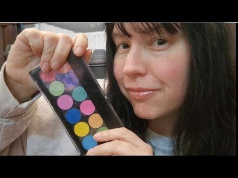 ASMR Hair & Make Up in under 5 Minutes ...   Lofi whispering rp