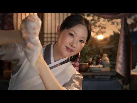 ASMR • Bath at Mysterious Land of East Sunset • Fantasy Roleplay (Layered Sounds)