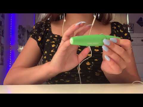 ASMR | mouth sounds w/ tapping on random objects