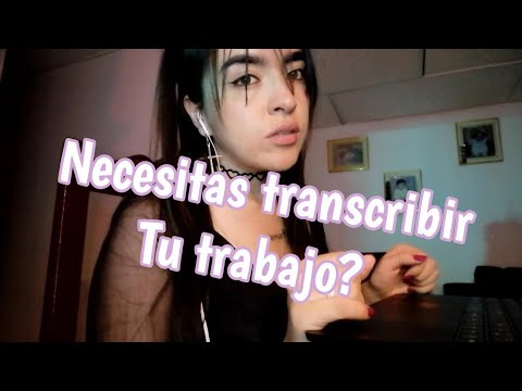 ASMR Roleplay Digitadora , susurro y un poco de inaudible