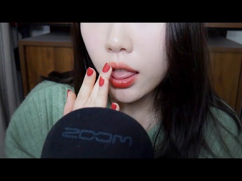 ASMR 입소리 끝판왕 낼루미👅트리거 🚫호불호주의 (카메라탭핑, 입소리, 핸드무브먼트)