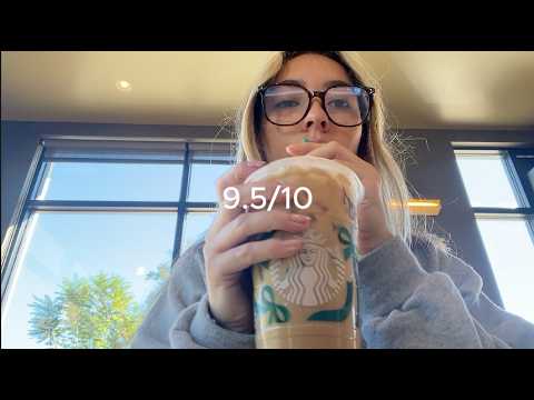🤎 rating iced coffees from dif places 🤎 ~ soft spoken, lofi asmr