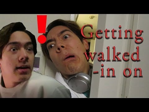 When you get walked-in on making ASMR