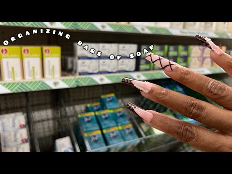 40 Minutes of Satisfying Soap Organizing at Dollar Tree (ASMR)