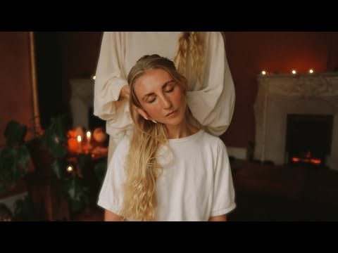 ASMR THE SOFTEST TINGLES (oil, hair, neck)