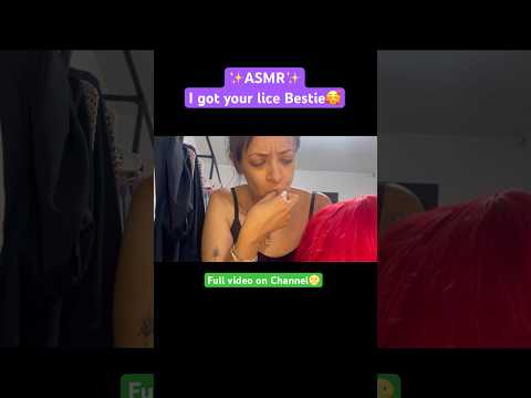 Eating my besties LICE 🐛 #asmr
