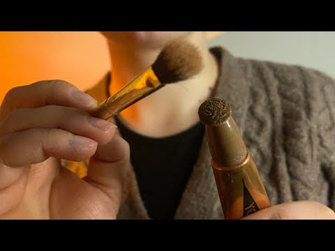 ASMR doing your makeup in the camera °❀📸.ೃ࿔*  - no talking & no tapping 