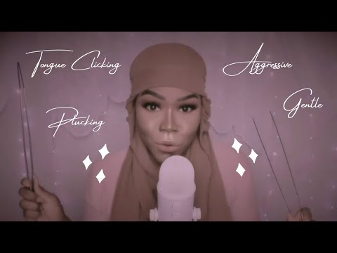 Annura’s ASMR Plucking Compilation | Aggressive & Gentle, Grabbing, Pinching, Tongue Clicking