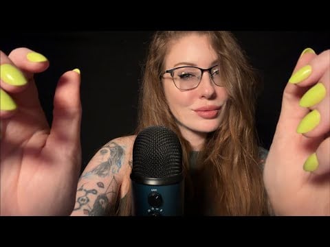 ASMR Tucking Your Hair Behind Your Ears (with tracing & clips)