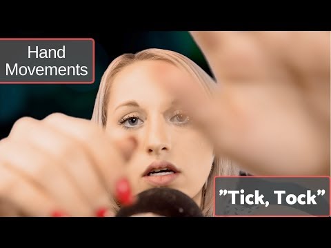 [ASMR] Repetitive Trigger Words: "Tick, Tock" ⏰Hand Movements🙌 Insomnia & Anxiety Relief