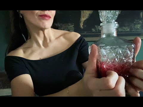 ASMR -  Fast Tapping & Scratching on Textured Glass - No Talking - Ear to Ear Tapping - Tingles