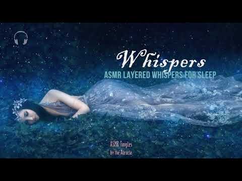 [ASMR] ★ Layered Positive & Unintelligible Whispers for sleep ★ [Binaural]