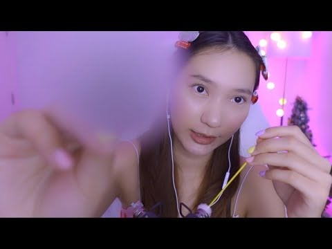 ASMR Pink Day With Tascam 🍓 - RAINIE ASMR
