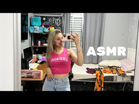 ASMR VLOG MINHA ROTINA COM FACULDADE+TRABALHO+ ACADEMIA E MUDANĆA 😅