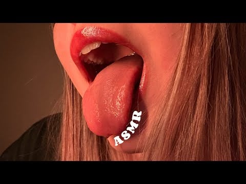 ASMR Lens Licking & Kissing + Breathing & Mouth Sounds | No Talking