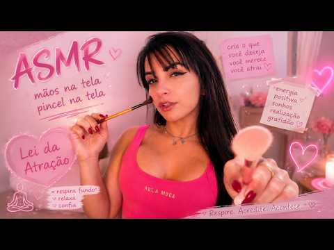 ASMR Lei da Atração ✨ Movimentos de Mão e Pincel para Relaxar e Atrair Coisas Boas